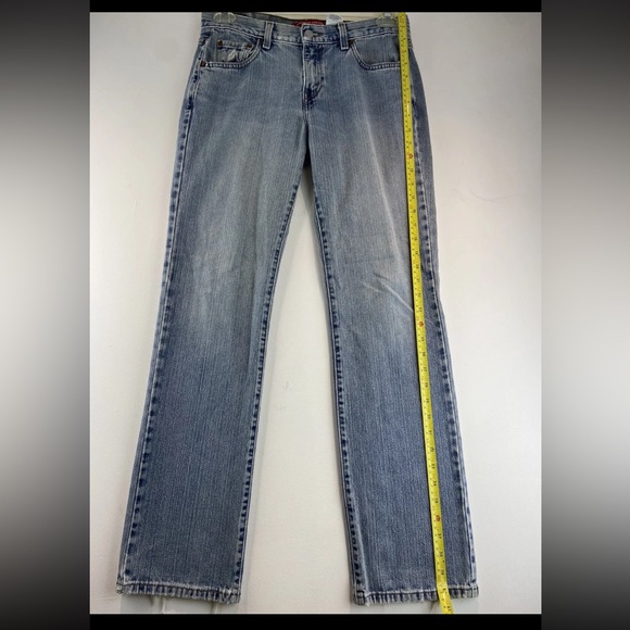 Vintage Y2k Levis 505 Nouveau Low Straight leg Jeans Size 6M (Item #0004) - Picture 12 of 16